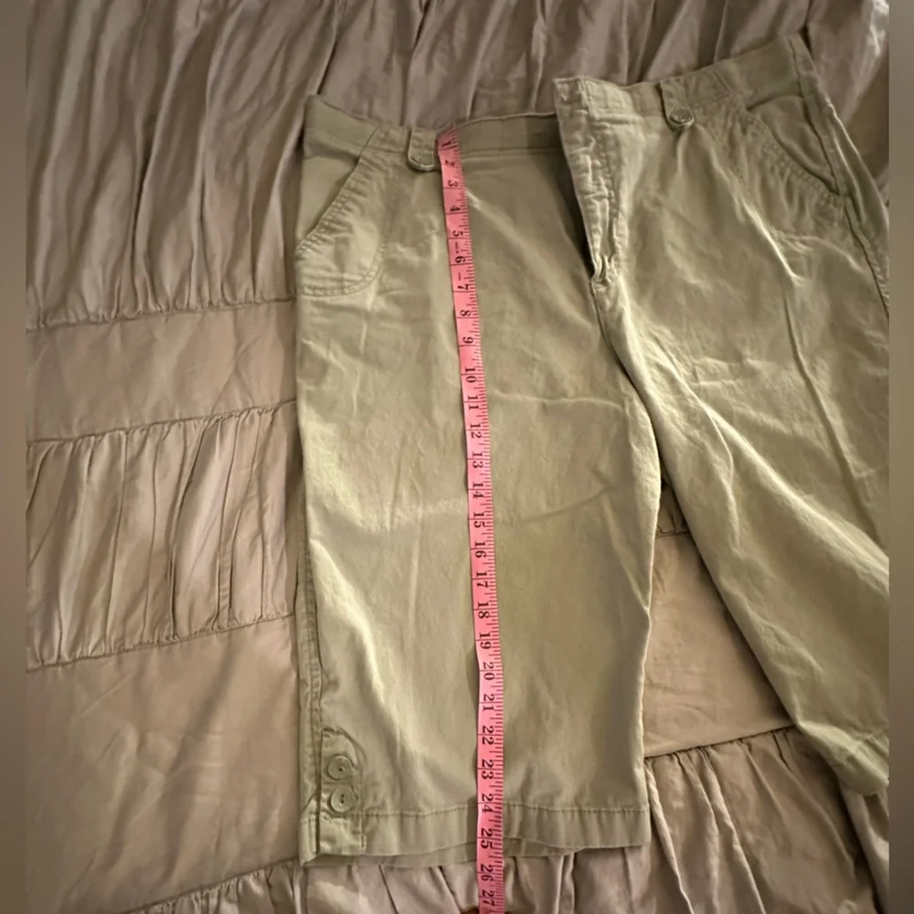 Light Green‎ Casual Shorts